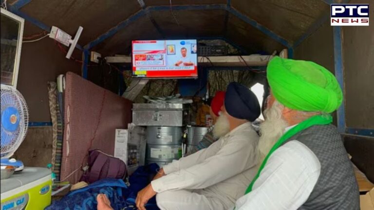 Farmers at Shambhu equipped for extended protest with Cots, LCDs, and 24×7 kitchen | Action Punjab