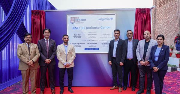 ਸੀਜੀਸੀ ਯੂਨੀਵਰਸਿਟੀ, ਮੋਹਾਲੀ ਅਤੇ ਕੈਪਜੈਮਿਨੀ ਵੱਲੋਂ ਕੈਂਪਸ ਵਿੱਚ ਉਦਯੋਗ-ਸੰਬੰਧਿਤ ਤਕਨੀਕੀ ਕੇਂਦਰ ਦੀ ਸ਼ੁਰੂਆਤ