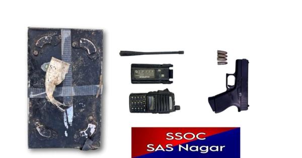 ਪੰਜਾਬ ਪੁਲਿਸ ਨੇ ਸੂਬੇ ਵਿੱਚ ਵੱਡੀ ਅੱਤਵਾਦੀ ਸਾਜ਼ਿਸ਼ ਨੂੰ ਕੀਤਾ ਨਾਕਾਮ; ਆਰਡੀਐਕਸ-ਅਧਾਰਤ ਆਈਈਡੀ, ਗਲੌਕ ਪਿਸਤੌਲ ਸਮੇਤ ਦੋ ਕਾਰਕੁਨ ਕਾਬੂ