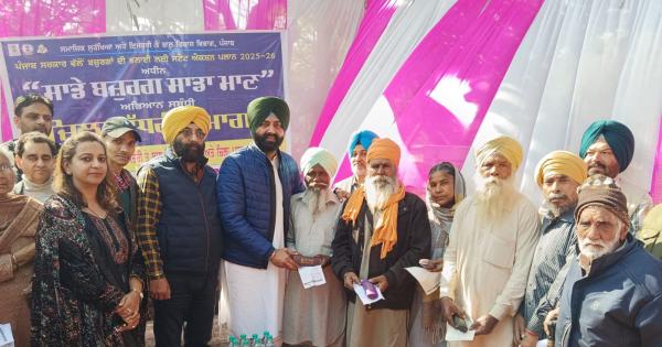 ਬਜ਼ੁਰਗਾਂ ਦਾ ਸਨਮਾਨ ਅਤੇ ਦੇਖਭਾਲ ਸਾਡੀ ਨੈਤਿਕ ਜ਼ਿੰਮੇਵਾਰੀ – ਕੈਬਨਿਟ ਮੰਤਰੀ ਲਾਲਜੀਤ ਸਿੰਘ ਭੁੱਲਰ