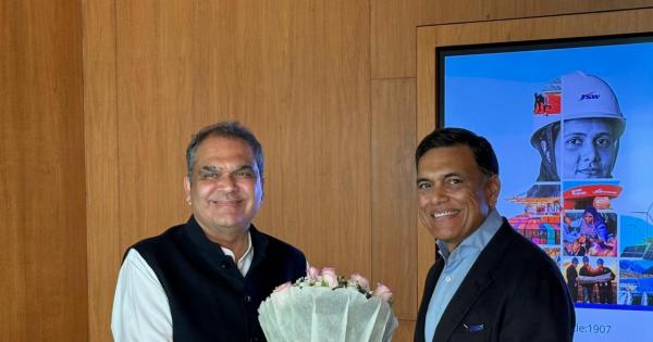 ਪੰਜਾਬ ਦੇ ਉਦਯੋਗ ਮੰਤਰੀ ਸੰਜੀਵ ਅਰੋੜਾ ਦੀ ਉਦਯੋਗਪਤੀ ਸੱਜਣ ਜਿੰਦਲ ਨਾਲ ਮੁਲਾਕਾਤ; ਰਾਜਪੁਰਾ ਵਿੱਚ ਇਸਪਾਤ ਖੇਤਰ ਵਿੱਚ ₹1,500 ਕਰੋੜ ਨਿਵੇਸ਼ ਦਾ ਐਲਾਨ