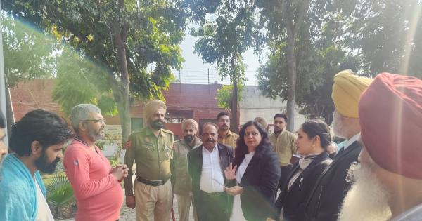 ਚੇਅਰਮੈਨ ਜ਼ਿਲ੍ਹਾ ਕਾਨੂੰਨੀ ਸੇਵਾਵਾਂ ਅਥਾਰਟੀ ਵੱਲੋਂ ਜ਼ਿਲ੍ਹਾ ਜੇਲ੍ਹ ਦਾ ਦੌਰਾ