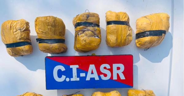 ਅੰਮ੍ਰਿਤਸਰ ਵਿੱਚ 9 ਕਿਲੋ ਹੈਰੋਇਨ ਸਮੇਤ ਇੱਕ ਨਸ਼ਾ ਤਸਕਰ ਕਾਬੂ