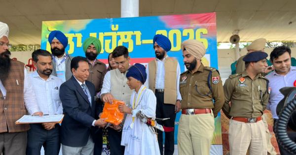 ਹੋਲਾ ਮਹੱਲਾ 2026 ਦੌਰਾਨ ਦੋ ਰੋਜ਼ਾ ਵਿਰਾਸਤੀ ਖੇਡਾਂ ਚਰਨ ਗੰਗਾ ਸਟੇਡੀਅਮ ਵਿੱਚ ਸ਼ਾਨੋ-ਸ਼ੌਕਤ ਨਾਲ ਸੰਪੰਨ