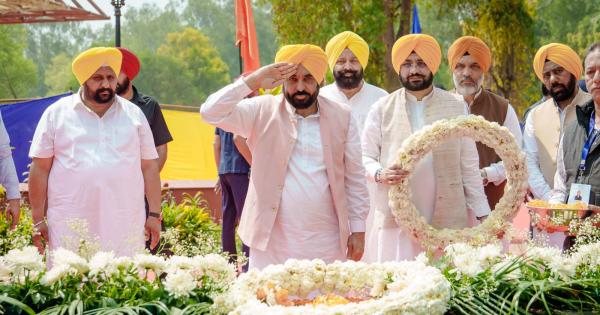 ਸ਼ਹੀਦ-ਏ-ਆਜ਼ਮ ਭਗਤ ਸਿੰਘ, ਰਾਜਗੁਰੂ ਅਤੇ ਸੁਖਦੇਵ ਨੂੰ ‘ਭਾਰਤ ਰਤਨ’ ਦਿੱਤੇ ਜਾਣ ਦੀ ਮੰਗ ਕੀਤੀ ਸੀ ਪਰ ਭਾਜਪਾ ਸਰਕਾਰ ਨੇ ਨਹੀਂ ਮੰਨੀ: ਮੁੱਖ ਮੰਤਰੀ ਭਗਵੰਤ ਸਿੰਘ ਮਾਨ