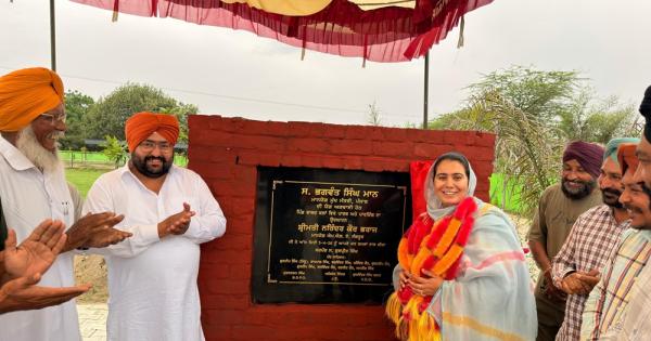 ਵਿਧਾਇਕ ਨਰਿੰਦਰ ਕੌਰ ਭਰਾਜ ਵੱਲੋਂ ਪਿੰਡ ਬਾਲਦ ਕਲਾਂ ਵਿਖੇ ਦੋ ਪਾਰਕ ਲੋਕਾਂ ਨੂੰ ਸਮਰਪਿਤ