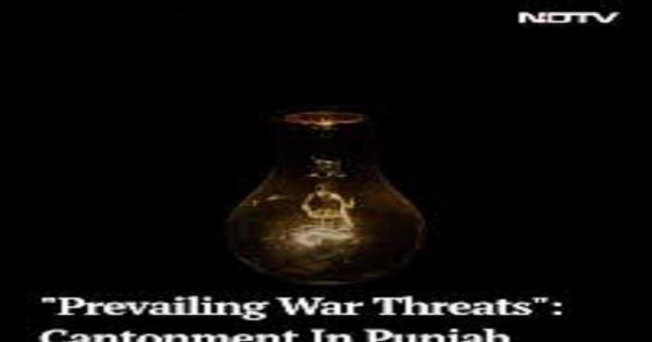 ਪੰਜਾਬ ਵਿੱਚ ਅੱਜ ਰਾਤ 15 ਮਿੰਟ ਲਈ 'ਬਲੈਕਆਊਟ': ਸੂਬਾ ਪੱਧਰੀ ਮੌਕ ਡਰਿੱਲ ਦਾ ਐਲਾਨ