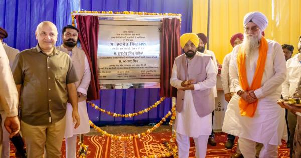 ਮੁੱਖ ਮੰਤਰੀ ਭਗਵੰਤ ਸਿੰਘ ਮਾਨ ਵੱਲੋਂ ਜੈਤੋ ਨੂੰ 28.68 ਕਰੋੜ ਰੁਪਏ ਦੇ ਵਿਕਾਸ ਪ੍ਰਾਜੈਕਟਾਂ ਦੀ ਸੌਗਾਤ