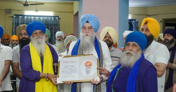 ਪੰਜਾਬ ਵਿੱਚ ਬੇਅਦਬੀ ਵਿਰੋਧੀ ਕਾਨੂੰਨ ਲਾਗੂ ਕਰਨ ਲਈ ਸਪੀਕਰ ਸੰਧਵਾਂ ਦਾ ਵਿਸ਼ੇਸ਼ ਸਨਮਾਨ