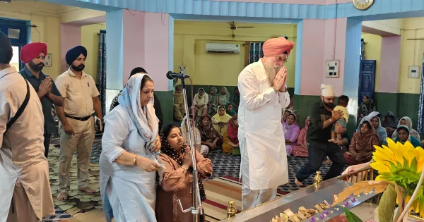 ਸਪੀਕਰ ਸੰਧਵਾਂ ਨੇ ਵੱਖ-ਵੱਖ ਥਾਵਾਂ ਤੇ ਭੋਗਾਂ ਵਿੱਚ ਕੀਤੀ ਸ਼ਿਰਕਤ