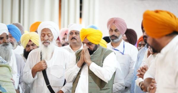 ਮੁੱਖ ਮੰਤਰੀ ਭਗਵੰਤ ਸਿੰਘ ਮਾਨ ਨੇ ਗੁਰਦੁਆਰਾ ਜੋਤੀਸਰ ਸਾਹਿਬ ਵਿਖੇ ਮੱਥਾ ਟੇਕਿਆ