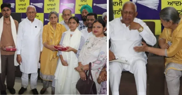 ਕੈਬਿਨਟ ਮੰਤਰੀ ਗੋਇਲ ਵੱਲੋਂ ਮੈਰਿਟ ਵਿੱਚ ਆਉਣ ਵਾਲੇ ਵਿਦਿਆਰਥੀ ਸਨਮਾਨਿਤ