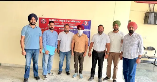 ਵਿਜੀਲੈਂਸ ਬਿਊਰੋ ਵੱਲੋਂ 15,000 ਰੁਪਏ ਰਿਸ਼ਵਤ ਲੈਂਦਾ ਲੇਖਾਕਾਰ ਰੰਗੇ ਹੱਥੀਂ ਕਾਬੂ