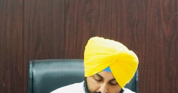 ਹਰਜੋਤ ਸਿੰਘ ਬੈਂਸ ਨੇ ਸਥਾਨਕ ਸਰਕਾਰਾਂ ਮੰਤਰੀ ਵਜੋਂ ਅਹੁਦਾ ਸੰਭਾਲਿਆ