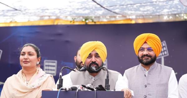 BJP ਦੇ ਹੱਥ 700 ਕਿਸਾਨਾਂ ਦੇ ਖ਼ੂਨ ਨਾਲ ਰੰਗੇ ਹੋਏ, ਪੰਜਾਬ ਕਾਲੇ ਖੇਤੀ ਕਾਨੂੰਨਾਂ ਦੇ ਅਪਮਾਨ ਨੂੰ ਨਹੀਂ ਭੁੱਲੇਗਾ:CM Mann