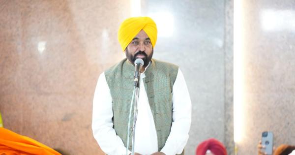 ਮੁੱਖ ਮੰਤਰੀ ਭਗਵੰਤ ਸਿੰਘ ਮਾਨ ਨੇ ਗੁਰਦੁਆਰਾ ਜੋਤੀਸਰ ਸਾਹਿਬ ਵਿਖੇ ਮੱਥਾ ਟੇਕਿਆ, ਬੇਅਦਬੀ ਵਿਰੁੱਧ ਸਖ਼ਤ ਕਾਨੂੰਨ ਬਣਾਉਣ ਦਾ ਬਲ ਬਖਸ਼ਣ ਲਈ ਪ੍ਰਮਾਤਮਾ ਦਾ ਸ਼ੁਕਰਾਨਾ ਕੀਤਾ
