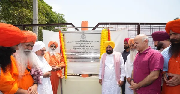 ਮੁੱਖ ਮੰਤਰੀ ਭਗਵੰਤ ਸਿੰਘ ਮਾਨ ਨੇ ਜਲੰਧਰ ਵਿੱਚ ਸੰਤ ਅਵਤਾਰ ਸਿੰਘ ਮੈਮੋਰੀਅਲ ਹਾਕੀ ਸਟੇਡੀਅਮ ਵਿਖੇ ਐਸਟ੍ਰੋਟਰਫ ਦਾ ਕੀਤਾ ਉਦਘਾਟਨ