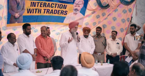 ਸਪੀਕਰ ਸੰਧਵਾਂ ਨੇ ਕੋਟਕਪੂਰਾ ਵਿਖੇ ਟਰੇਡ ਵਿੰਗ ਦੇ ਨੁਮਾਇੰਦਿਆਂ ਨਾਲ ਕੀਤੀ ਮੀਟਿੰਗ