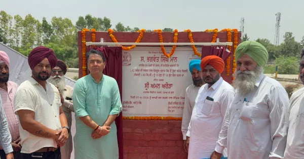 ਕੈਬਨਿਟ ਮੰਤਰੀ ਅਮਨ ਅਰੋੜਾ ਵੱਲੋਂ ਵਿਧਾਨ ਸਭਾ ਹਲਕਾ ਸੁਨਾਮ ਦੇ ਵੱਖ-ਵੱਖ ਪਿੰਡਾਂ ਵਿੱਚ ਕਰੀਬ 12 ਕਰੋੜ ਰੁਪਏ ਦੇ ਵਿਕਾਸ ਕਾਰਜਾਂ ਦੀ ਸ਼ੁਰੂਆਤ ਅਤੇ ਲੋਕ ਅਰਪਣ