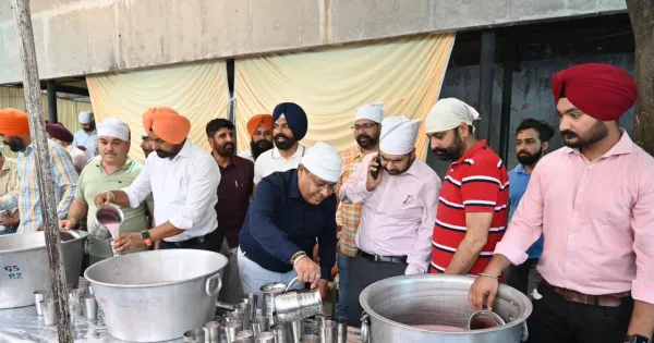 ਲੋਕ ਸੰਪਰਕ ਵੱਲੋਂ ਸ੍ਰੀ ਗੁਰੂ ਅਰਜਨ ਦੇਵ ਜੀ ਦੇ ਸ਼ਹੀਦੀ ਗੁਰਪੁਰਬ ਅਤੇ ਨਿਰਜਲਾ ਇਕਾਦਸ਼ੀ ਨੂੰ ਸਮਰਪਿਤ ਛਬੀਲ