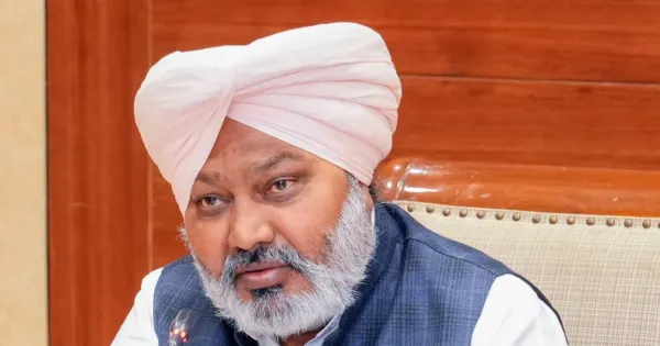 ਭਾਜਪਾ ਦੀ ਧੂਰੀ ਰੈਲੀ 'ਤੇ ਹਰਪਾਲ ਚੀਮਾ ਦਾ ਤੰਜ- ਸੀਐਮ ਨਾਇਬ ਸੈਣੀ ਜਨਤਾ ਨੂੰ ਨਹੀਂ, ਖਾਲੀ ਕੁਰਸੀਆਂ ਨੂੰ ਭਾਸ਼ਣ ਦੇ ਕੇ ਪਰਤੇ