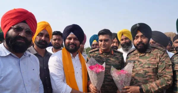 ਫਿਰੋਜ਼ਪੁਰ ਤੋਂ ਲੇਹ-ਲੱਦਾਖ ਲਈ ਰਵਾਨਾ ਹੋ ਰਹੀ 21 ਸਿੱਖ ਰੈਜੀਮੈਂਟ  ਦਾ ਵਿਧਾਇਕ ਲਾਲਪੁਰਾ ਵੱਲੋਂ ਨਿੱਘਾ ਸਵਾਗਤ